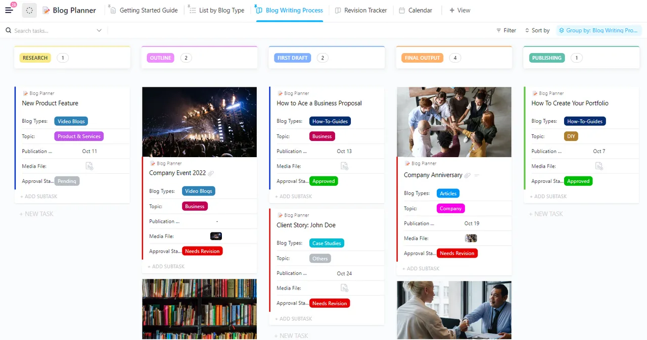 ClickUp brand asset featured on clickup.com