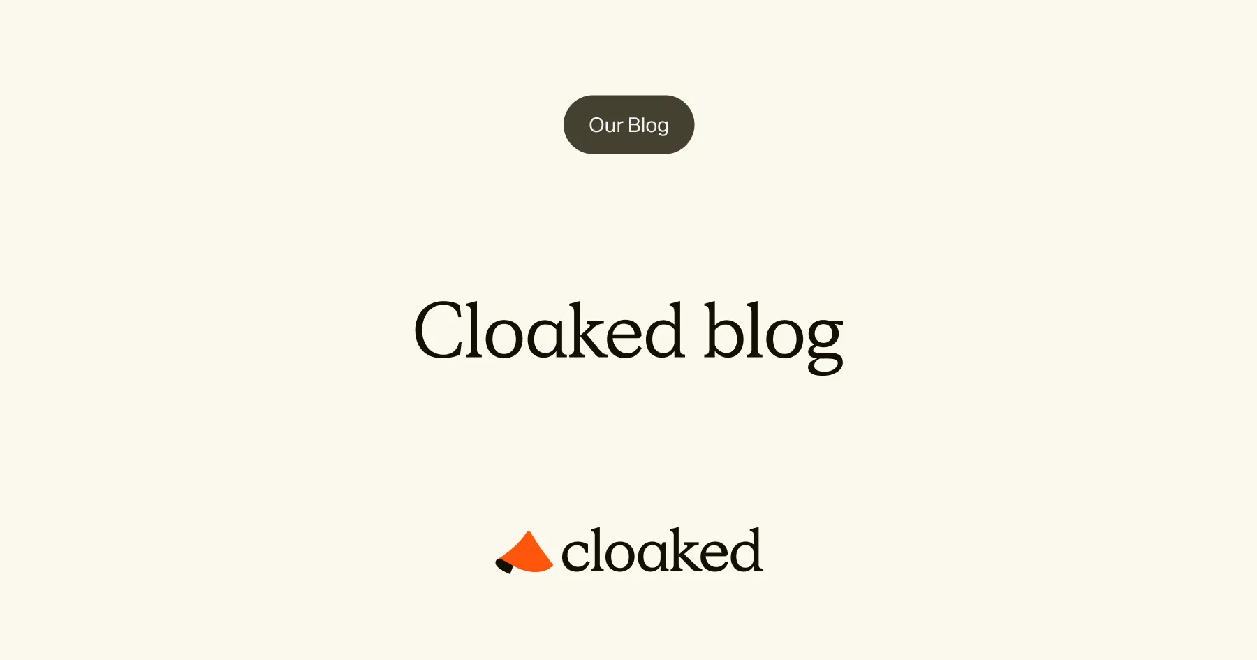 Cloaked brand asset featured on cloaked.com