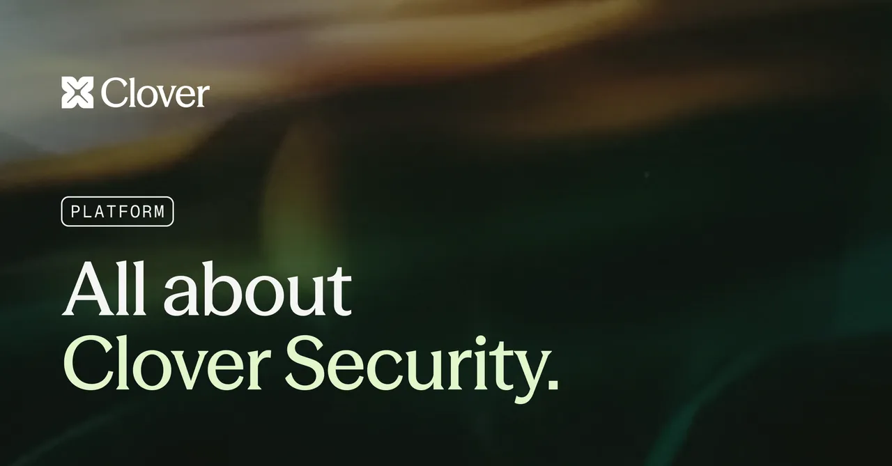 Clover Security brand asset featured on clover.security