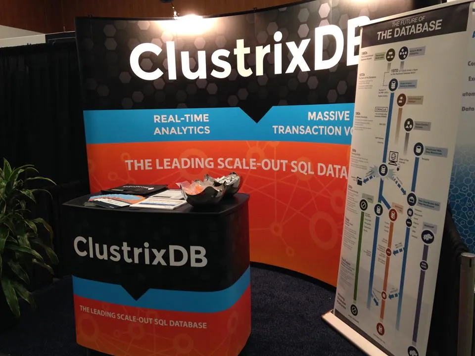 Clustrix brand asset featured on siliconangle.com