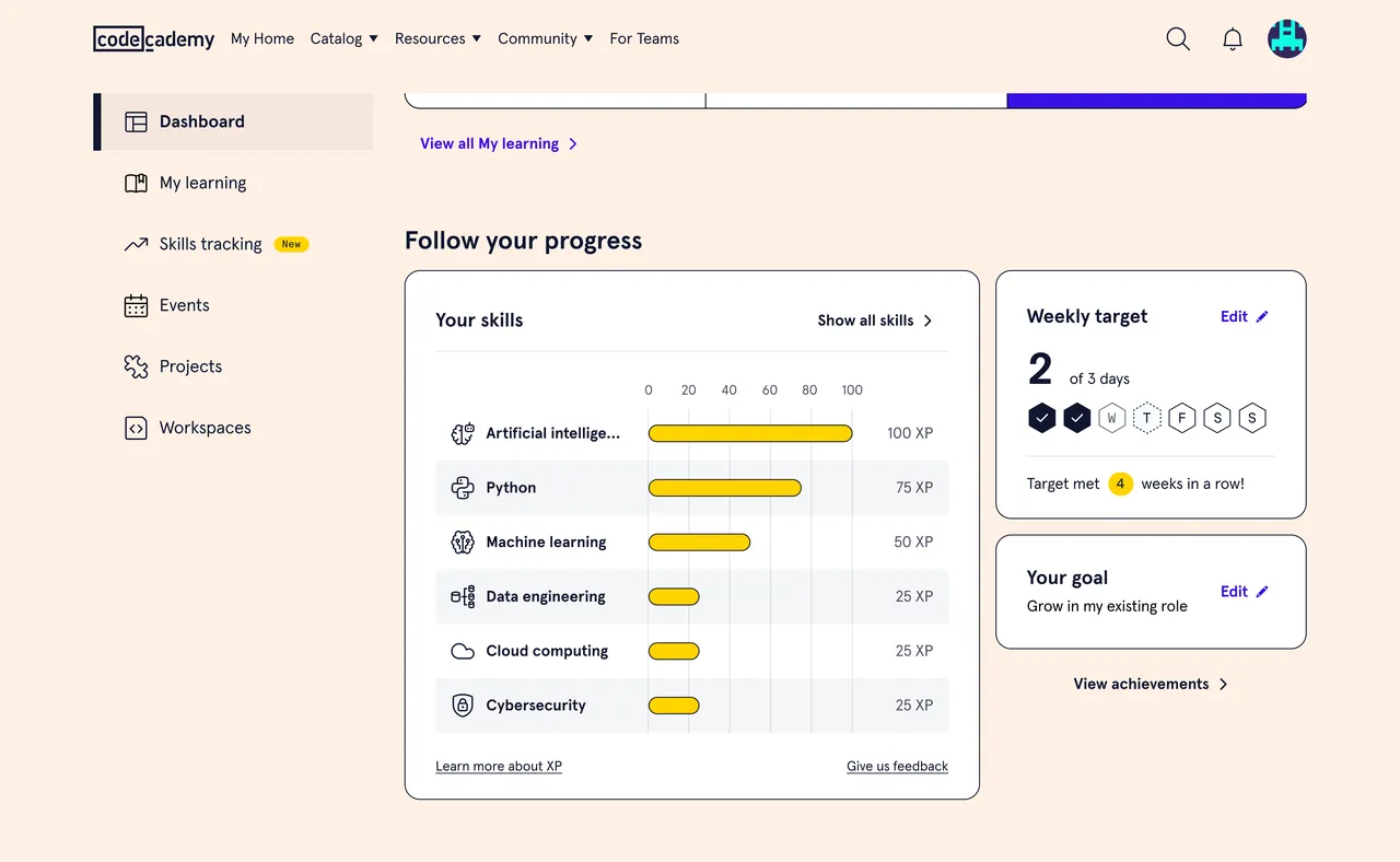Codecademy brand asset featured on codecademy.com