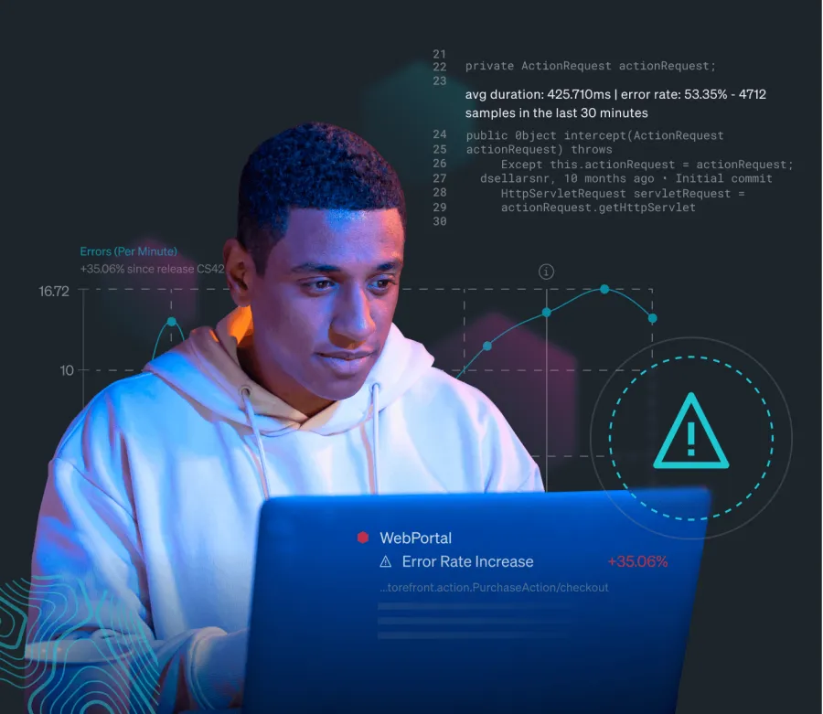 CodeStream brand asset featured on newrelic.com