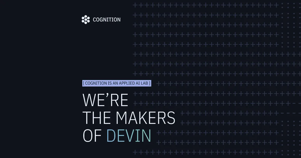 Cognition brand asset featured on cognition.ai