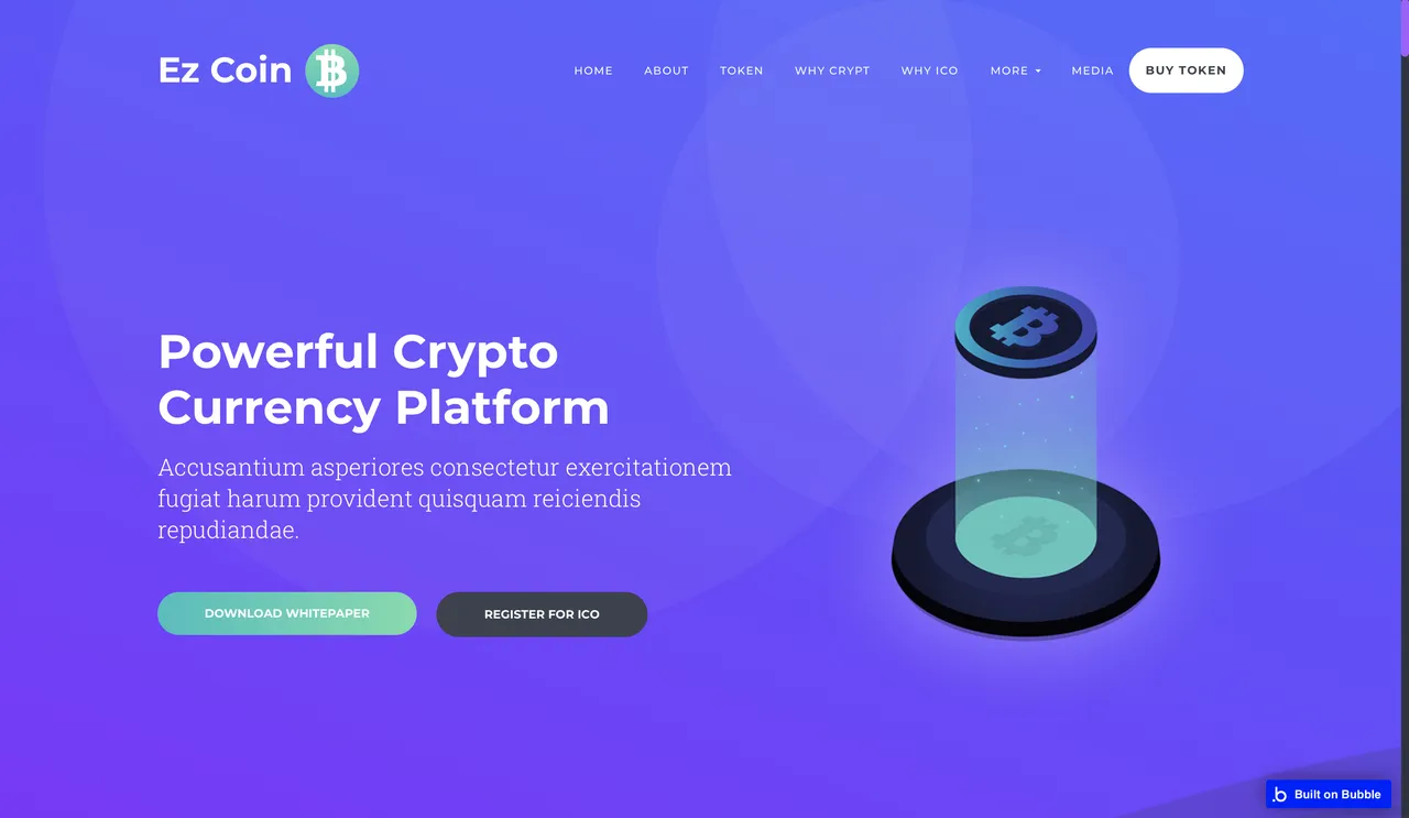 Coin brand asset featured on forum.bubble.io