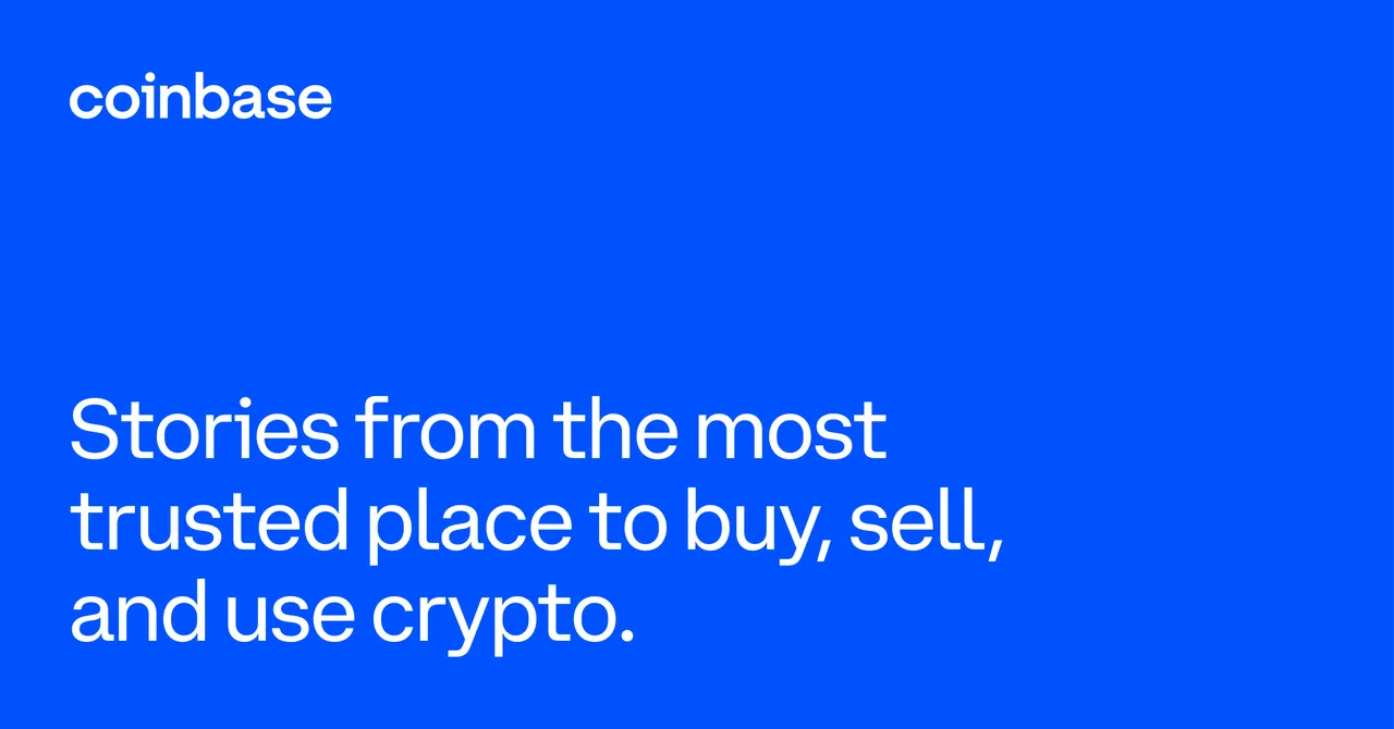 Coinbase brand asset featured on coinbase.com