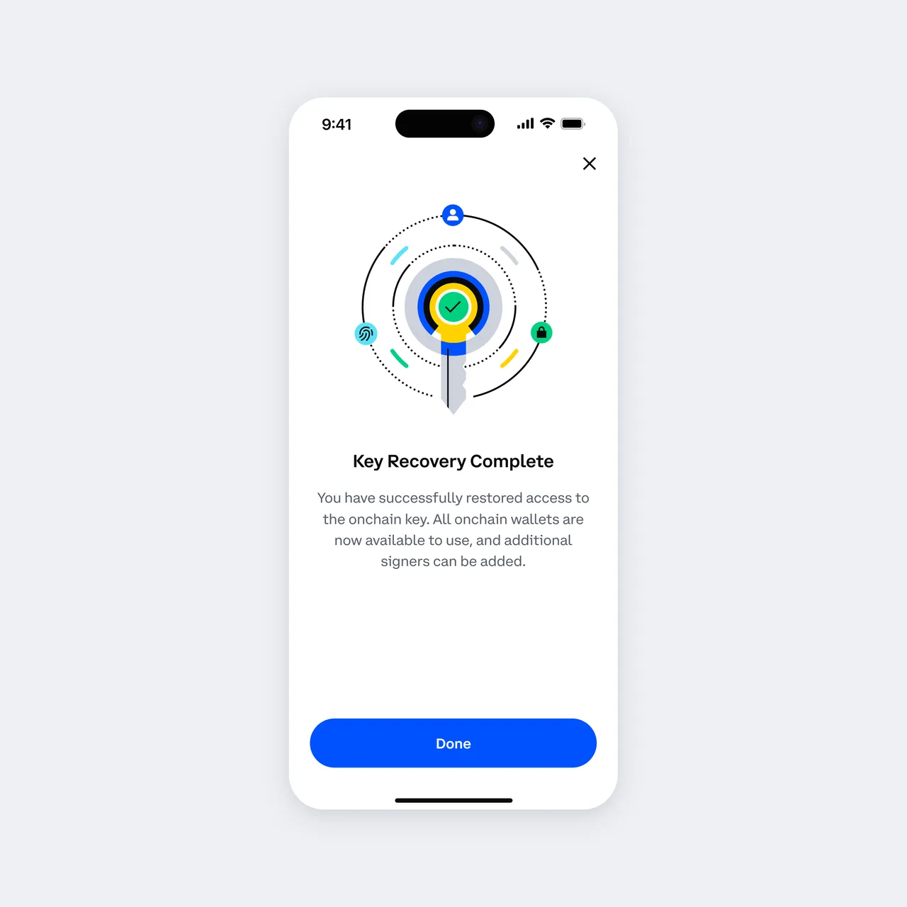 Coinbase brand asset featured on coinbase.com