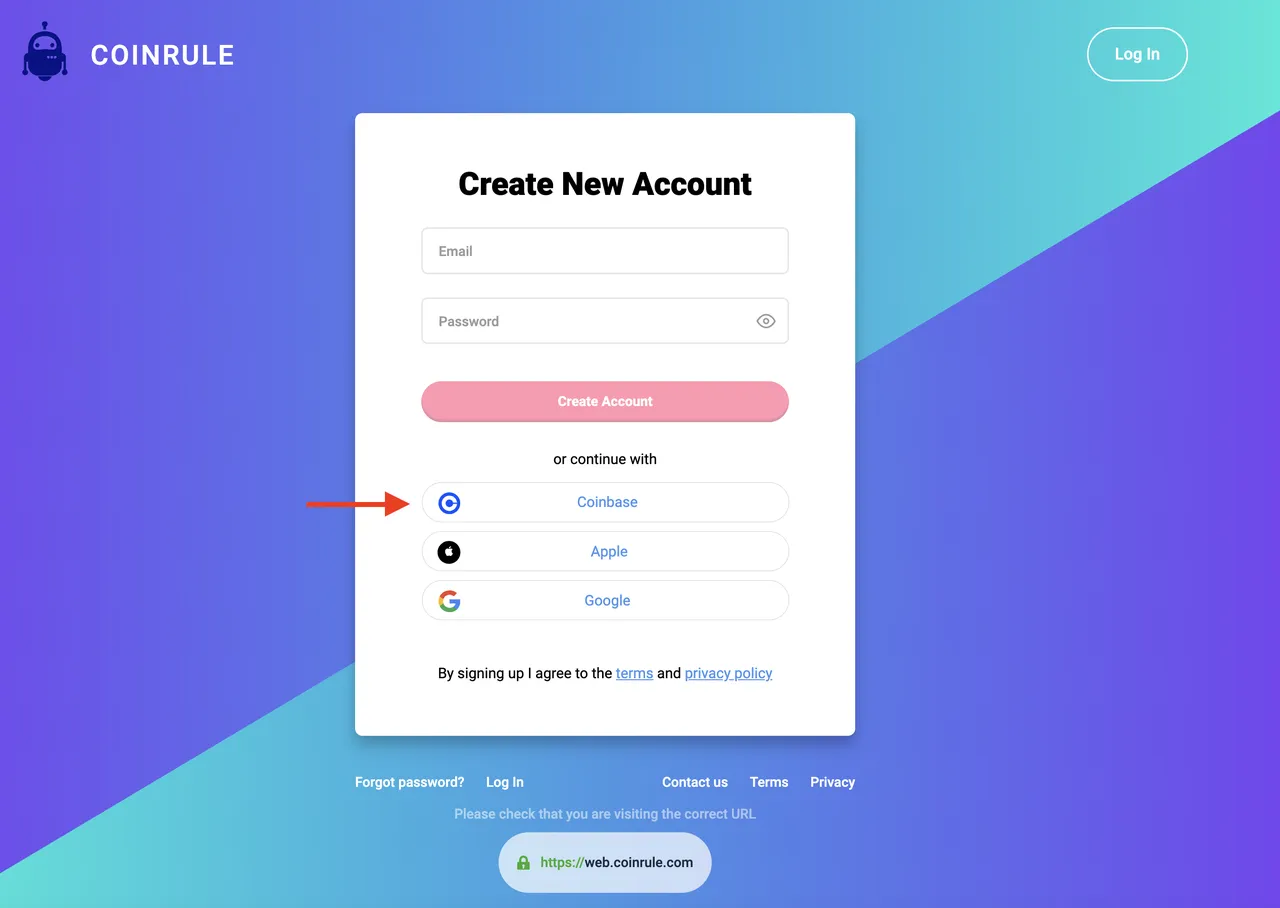 Coinrule brand asset featured on help.coinrule.com