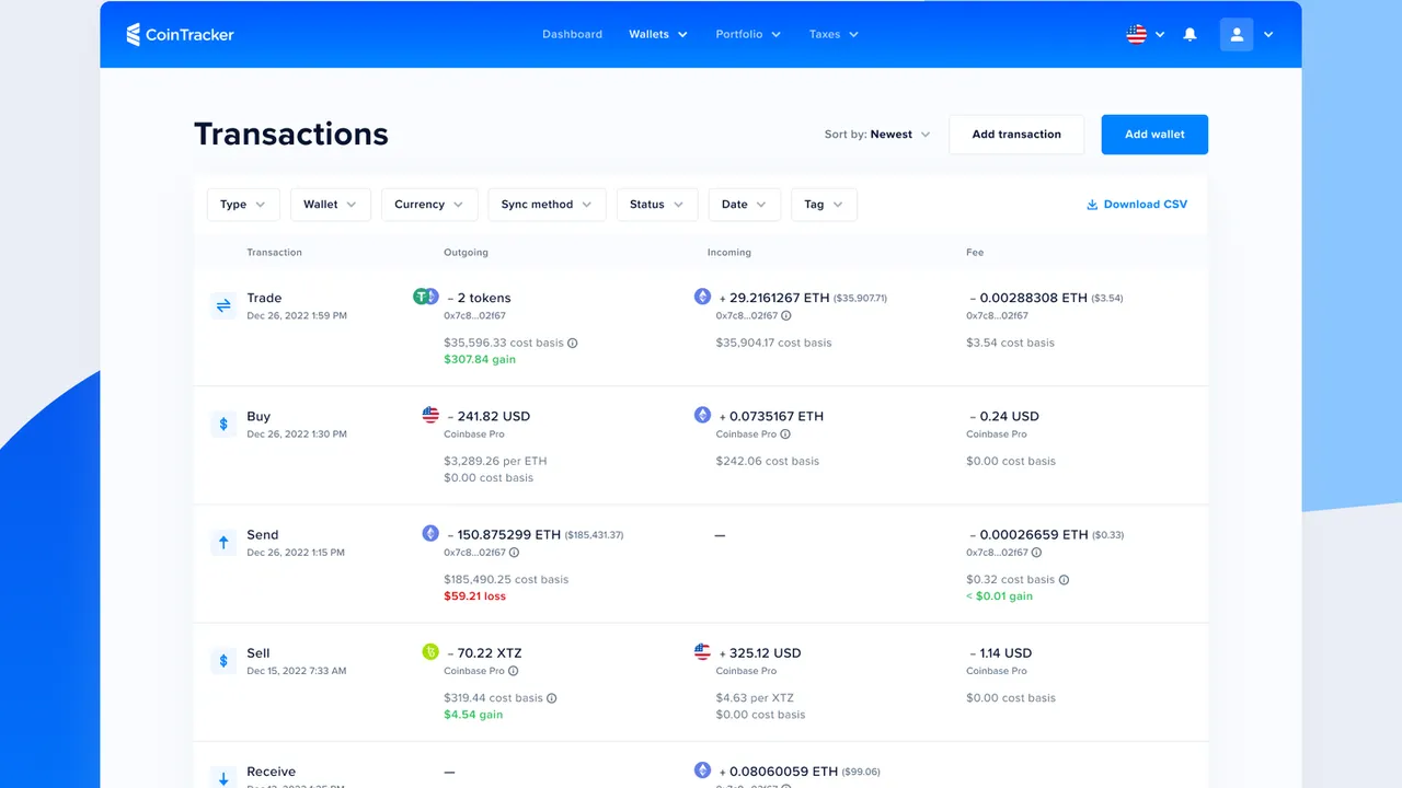CoinTracker brand asset featured on enterprise.cointracker.com