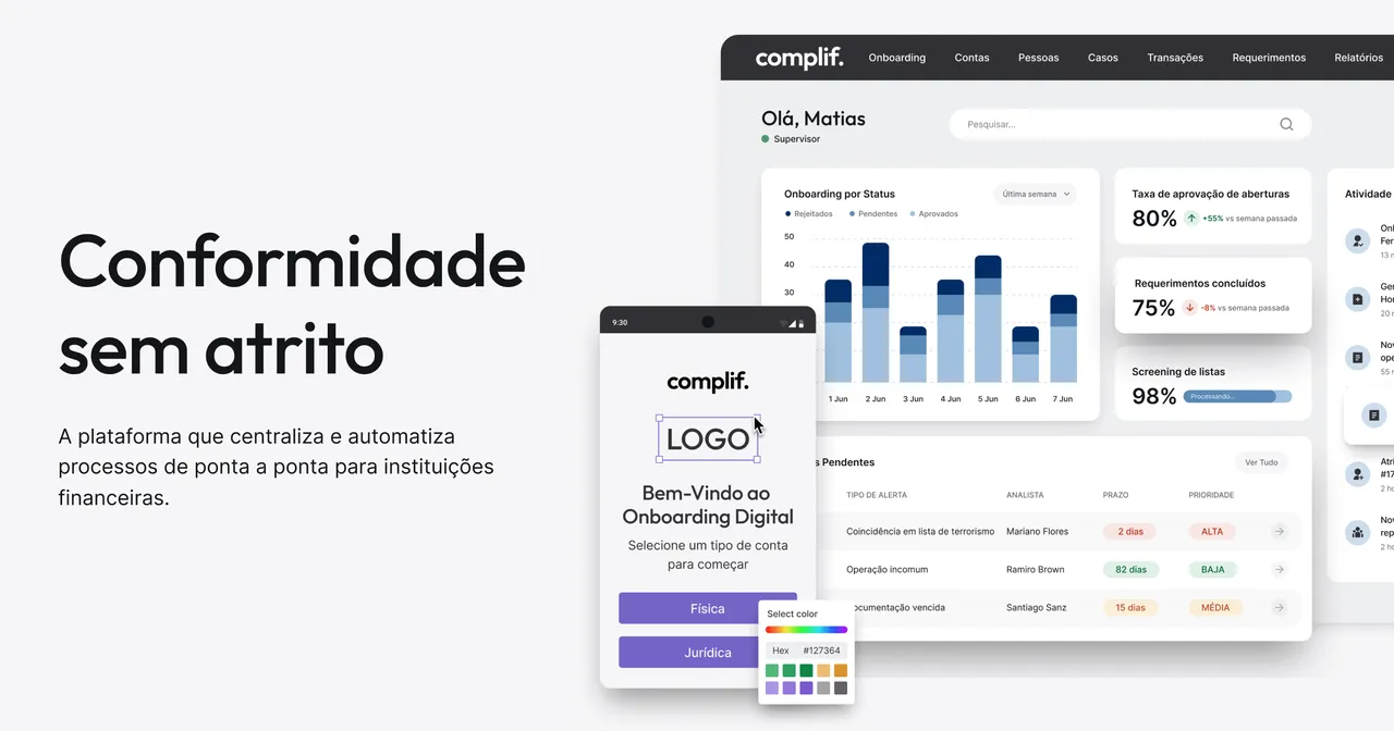 Complif brand asset featured on complif.com