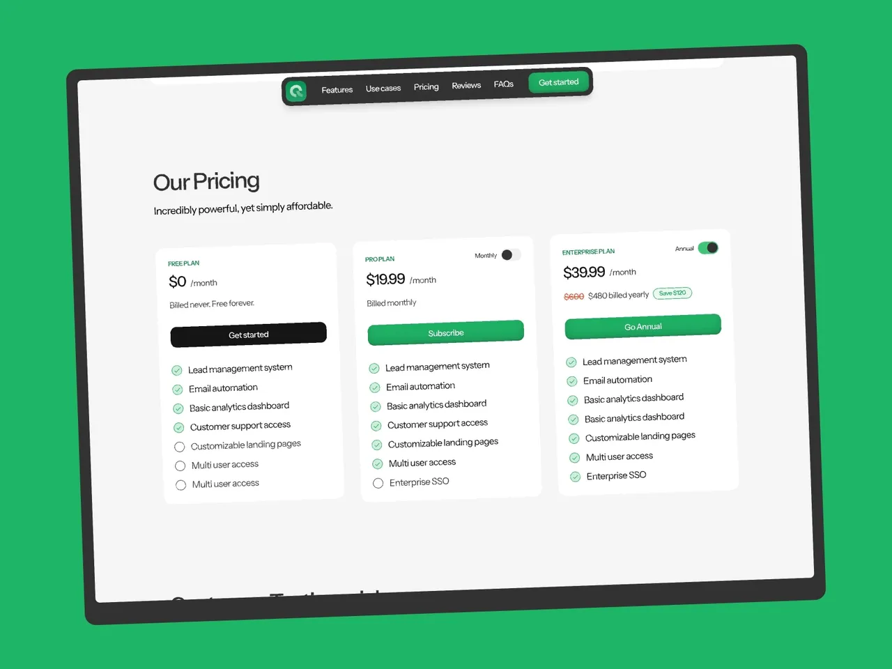 Compound brand asset featured on framer.com