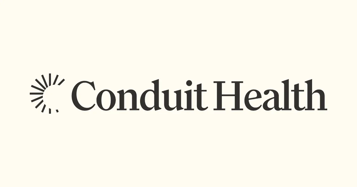 Conduit Health brand asset featured on conduithealth.com