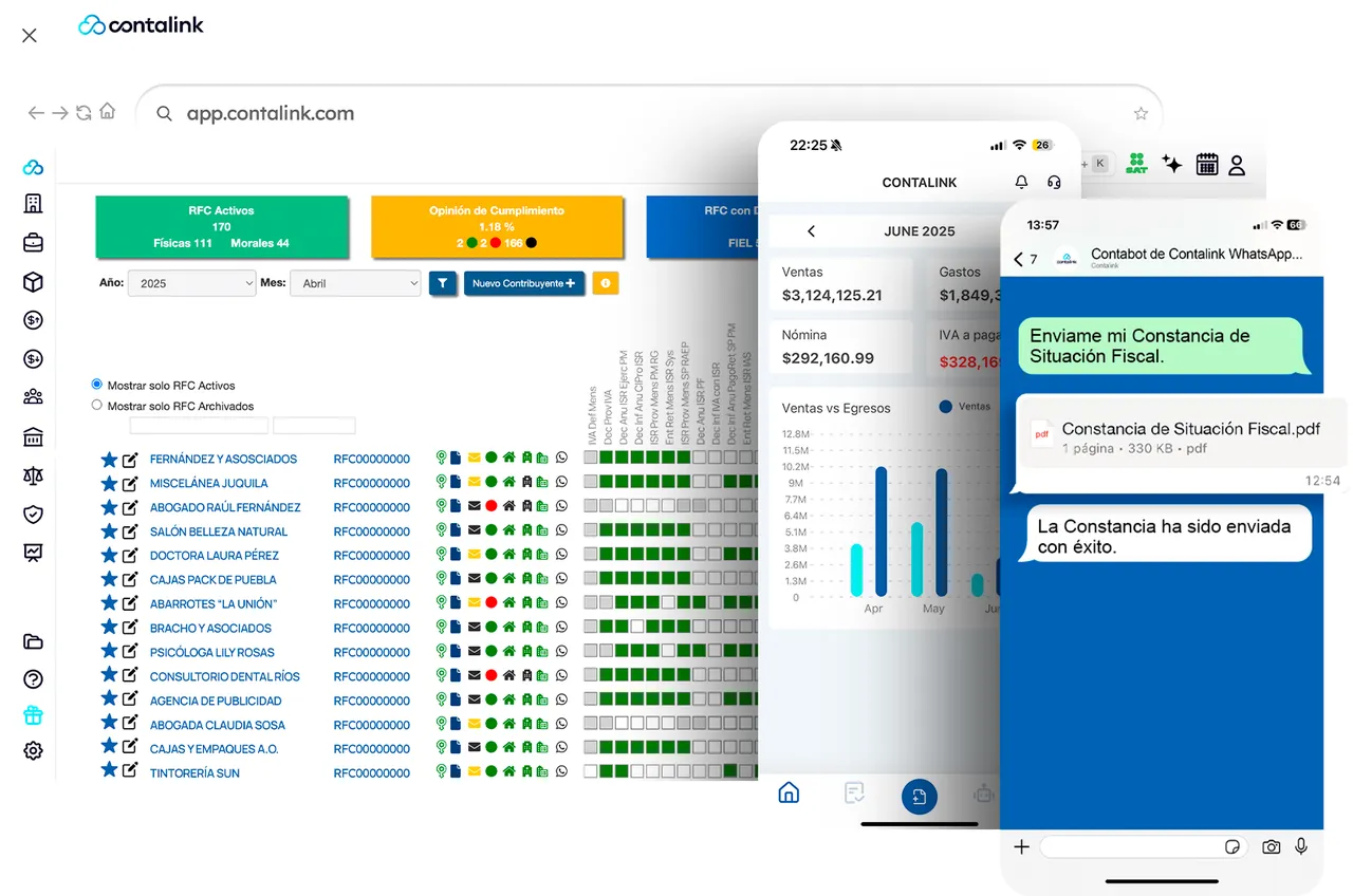Contalink brand asset featured on app.contalink.com