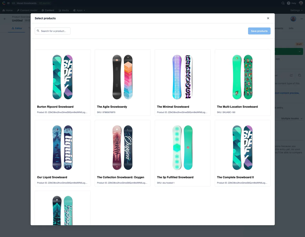Contentful brand asset featured on contentful.com