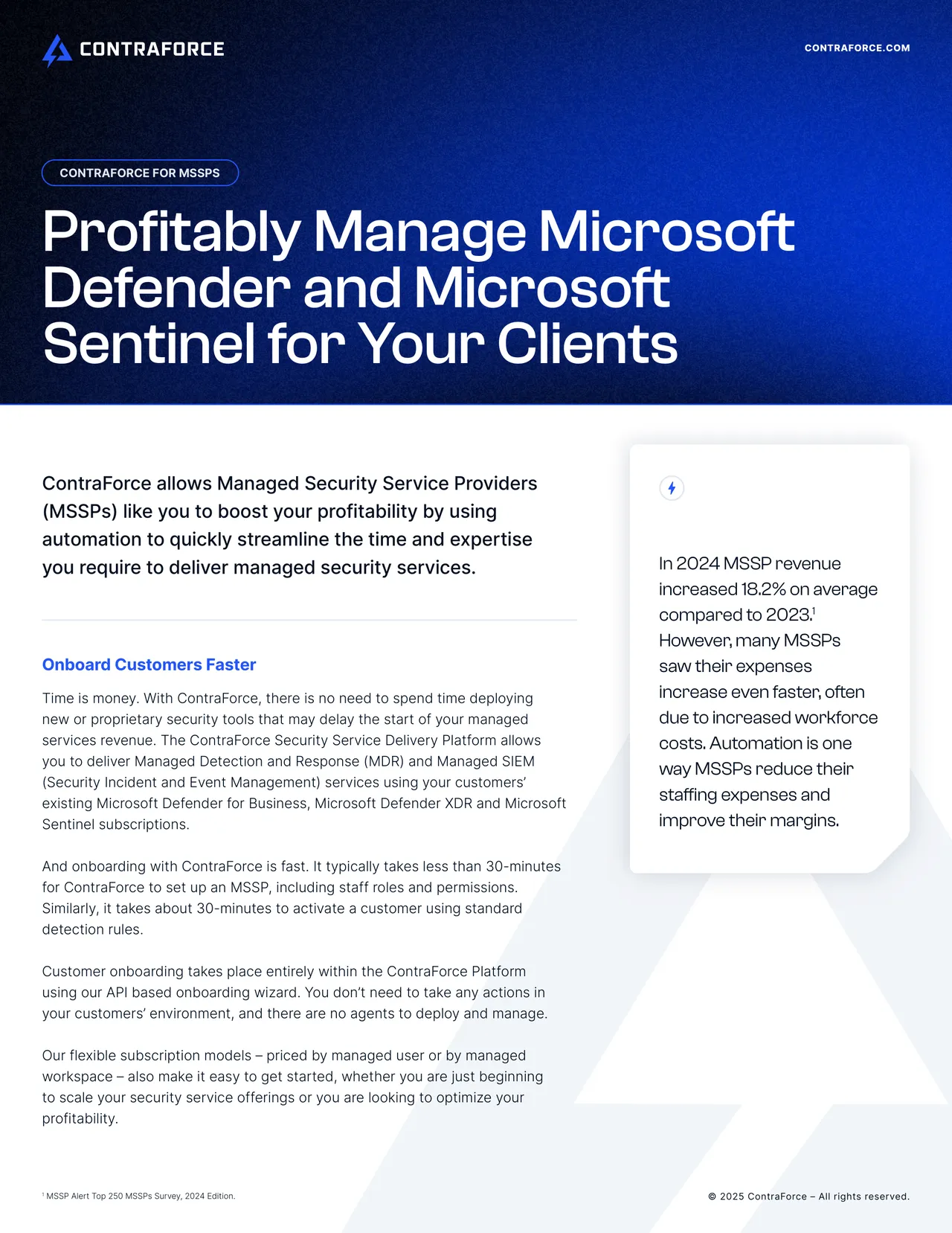 ContraForce brand asset featured on contraforce.com