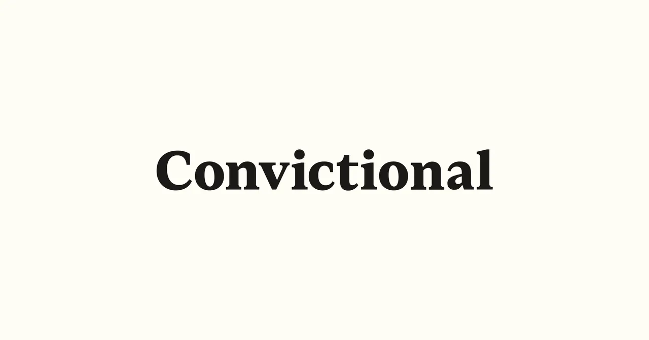 Convictional brand asset featured on get.convictional.com