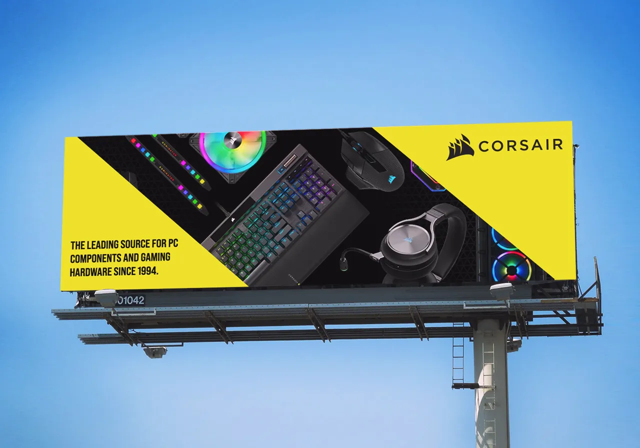 Corsair brand asset featured on aldenfaville.com