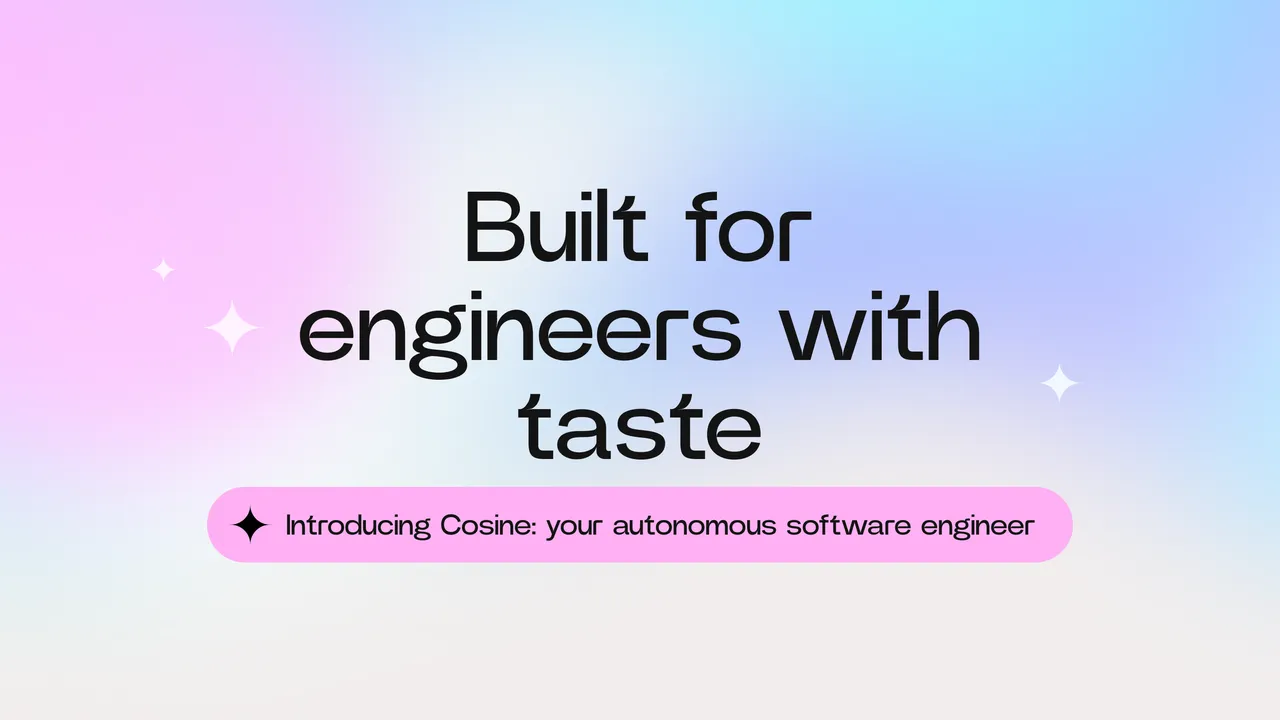 Cosine brand asset featured on cosine.sh