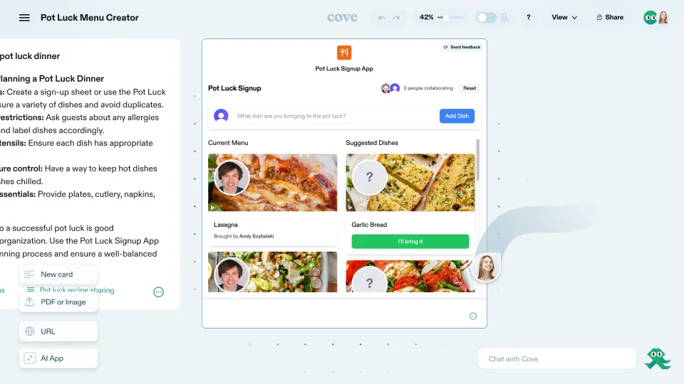 Cove brand asset featured on cove.ai