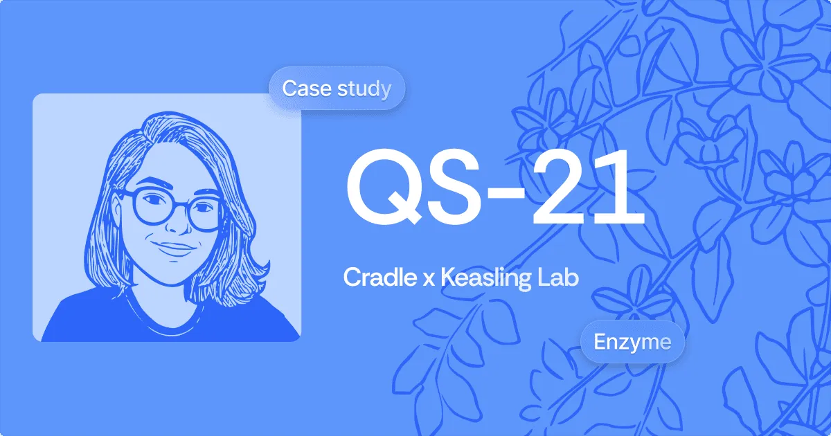 Cradle brand asset featured on cradle.bio