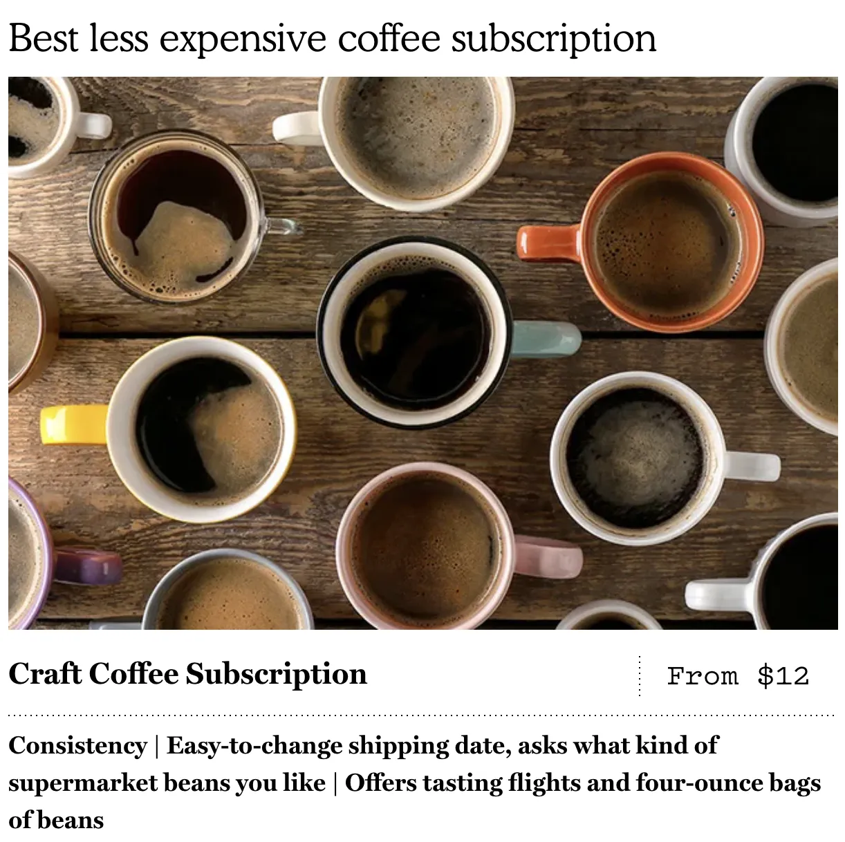 Craft Coffee brand asset featured on blog.craftcoffee.com