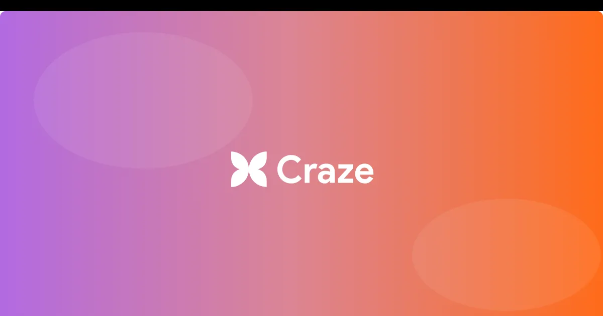 Craze brand asset featured on crazehq.com
