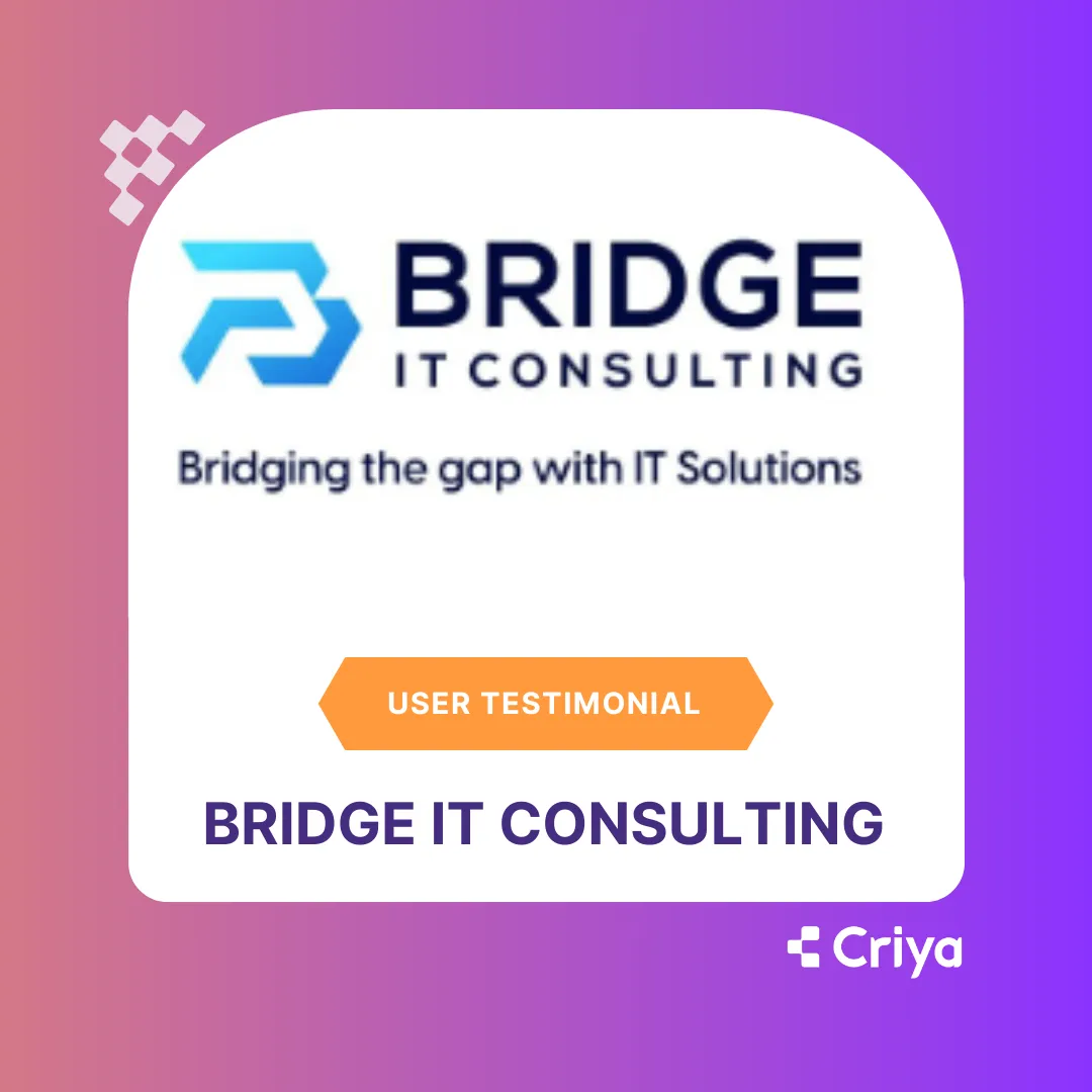 Criya brand asset featured on criya.co