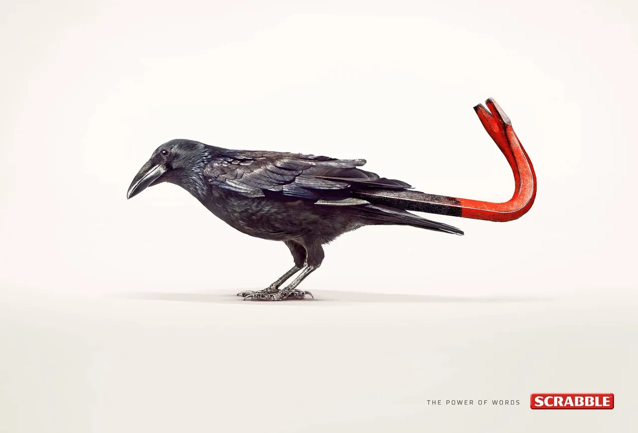 Crow brand asset featured on adsoftheworld.com
