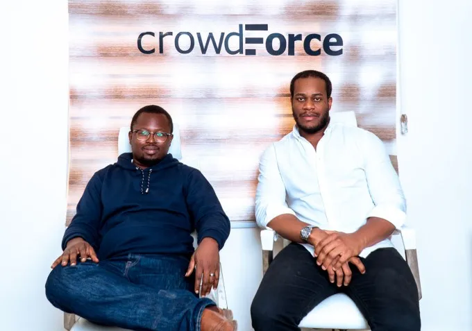 CrowdForce brand asset featured on techcrunch.com