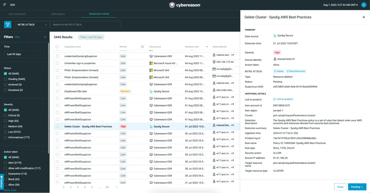 Cybereason brand asset featured on cybereason.com
