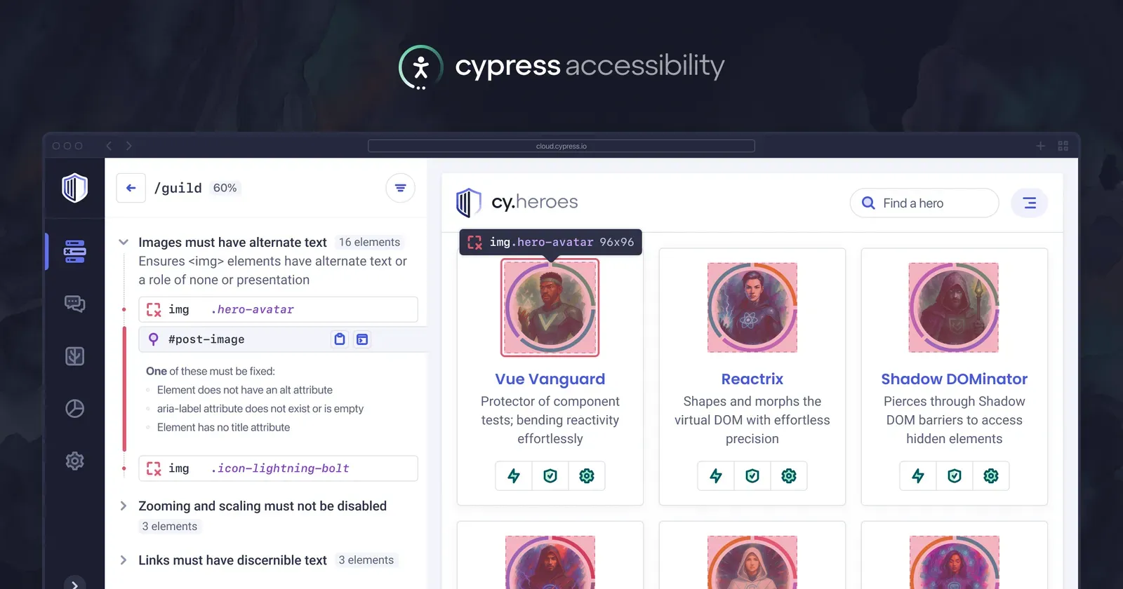Cypress.io brand asset featured on cypress.io