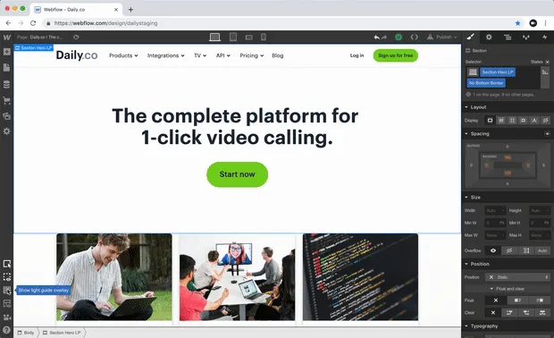 Daily brand asset featured on daily.co