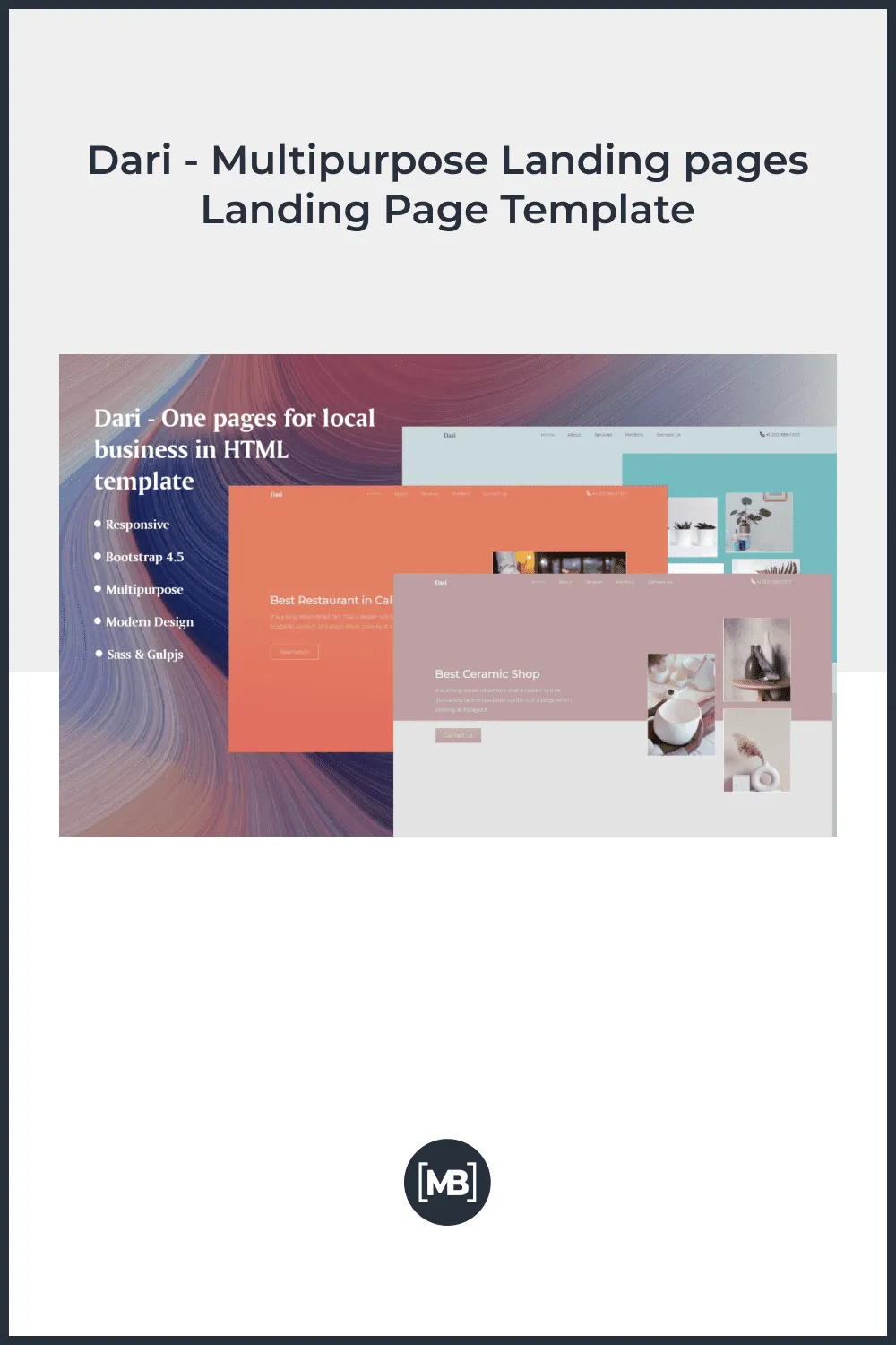 Dari brand asset featured on masterbundles.com