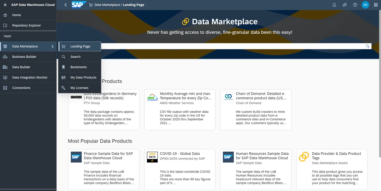 Data Marketplace brand asset featured on community.sap.com