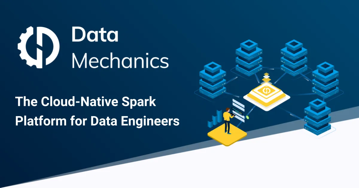Data Mechanics brand asset featured on datamechanics.co