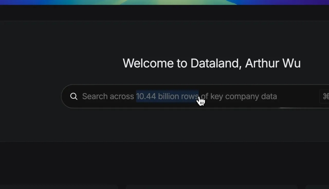 Dataland brand asset featured on dataland.io
