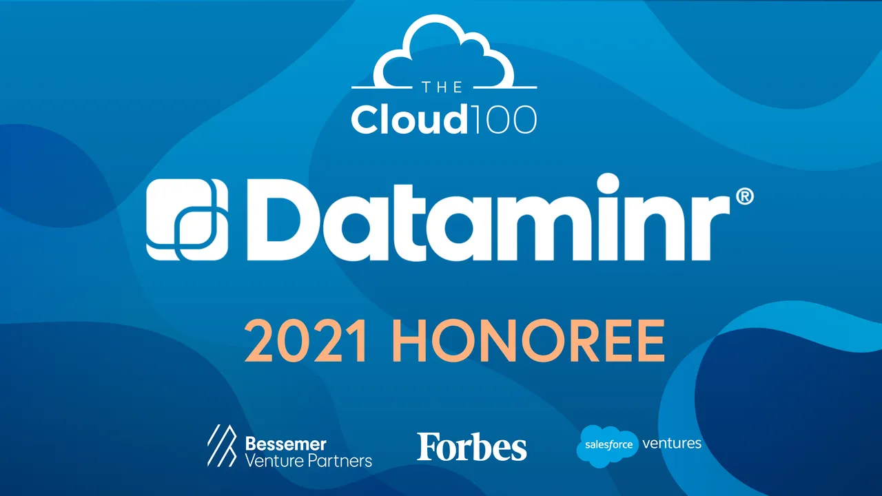 Dataminr brand asset featured on dataminr.com