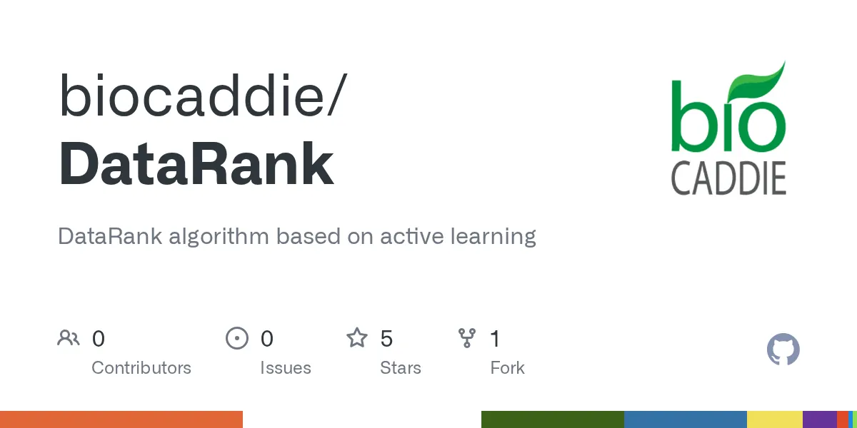 Datarank brand asset featured on github.com