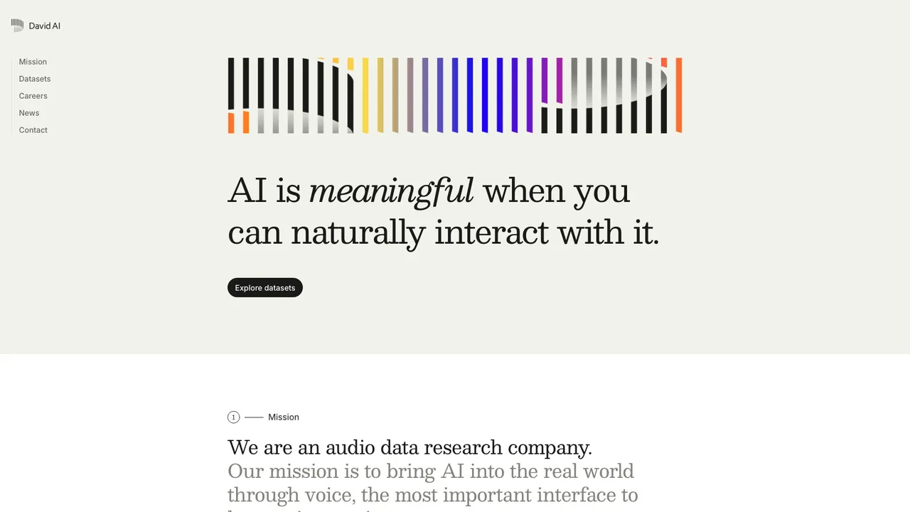 David AI brand asset featured on lapa.ninja