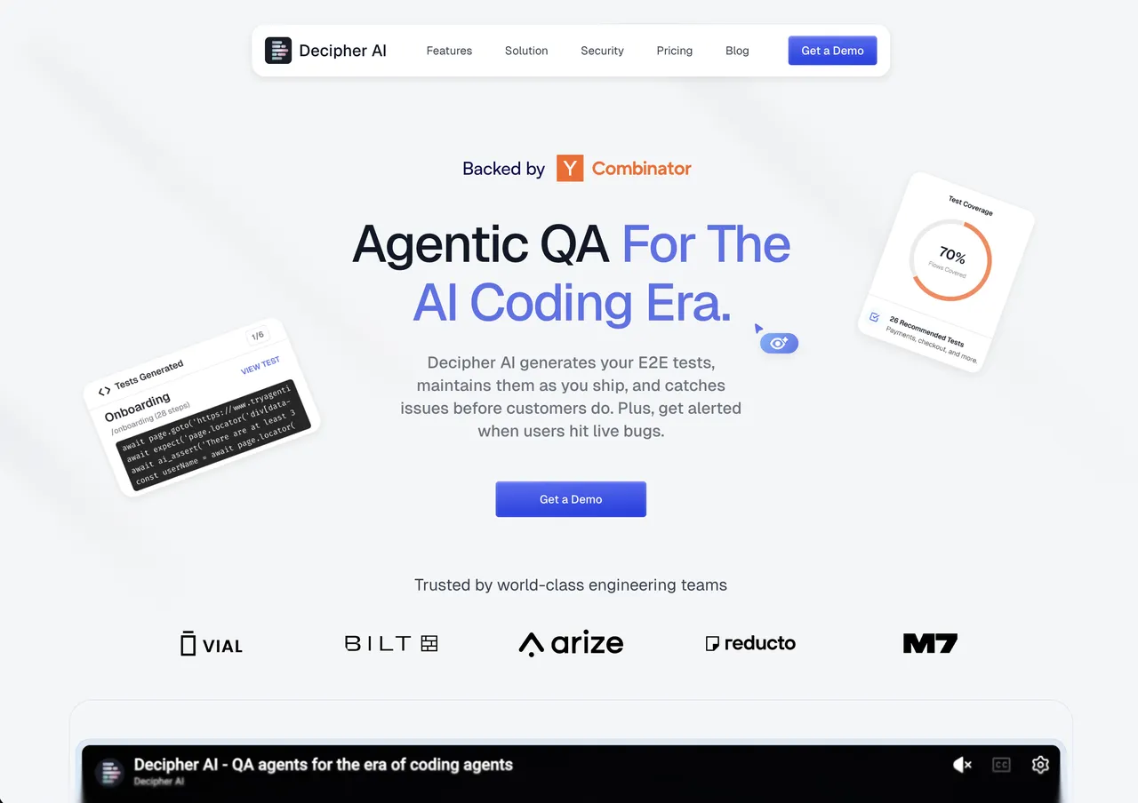 Decipher AI brand asset featured on getdecipher.com