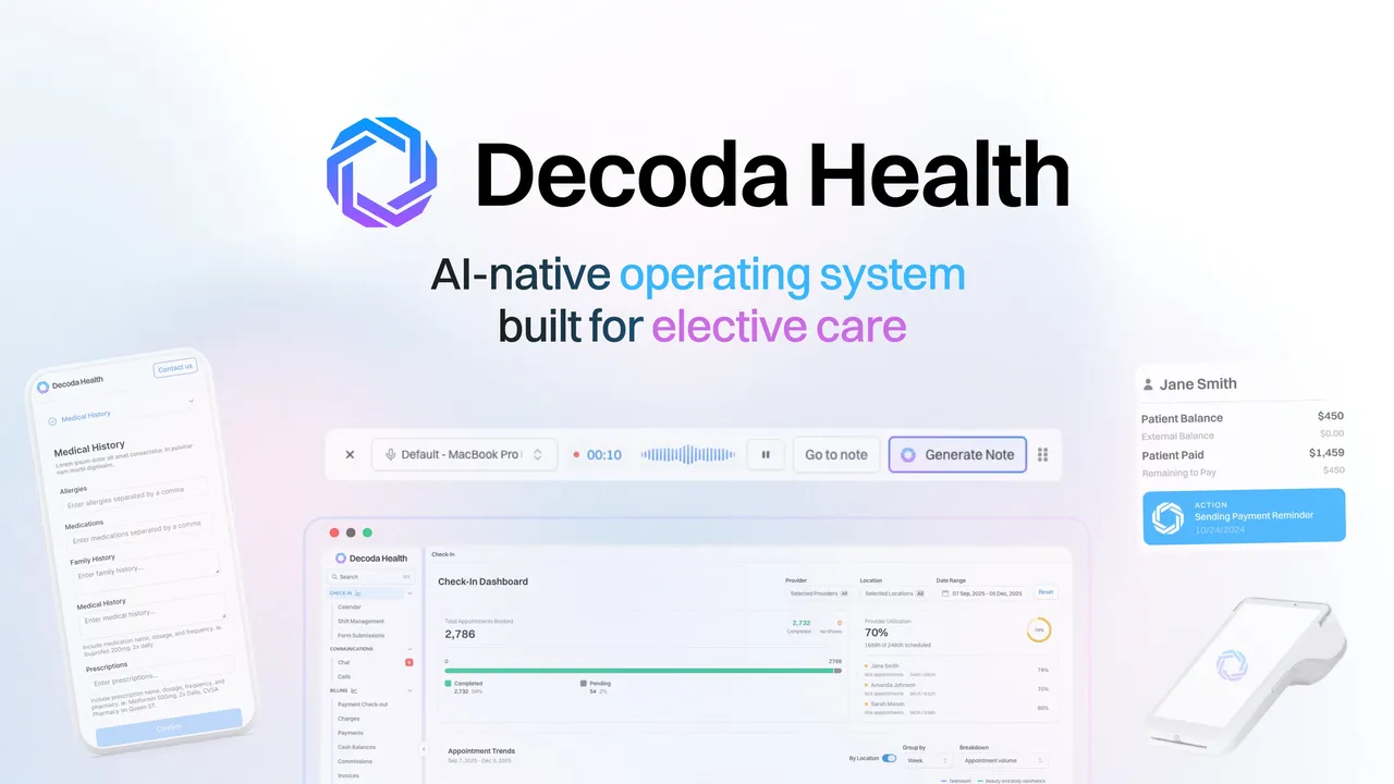 Decoda Health brand asset featured on decodahealth.com