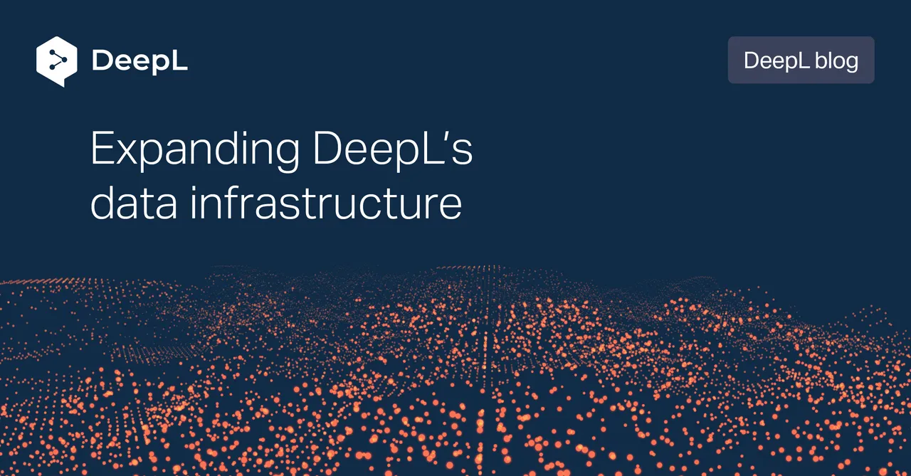 DeepL brand asset featured on deepl.com