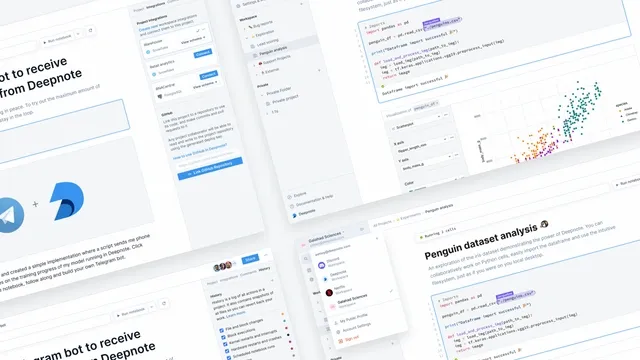 Deepnote brand asset featured on deepnote.com