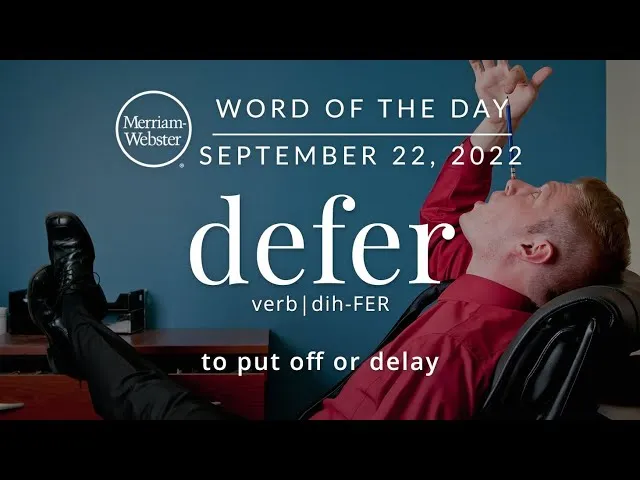 Defer brand asset featured on youtube.com