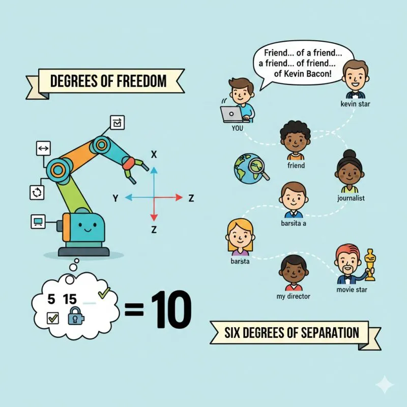 Degrees of Freedom brand asset featured on linkedin.com