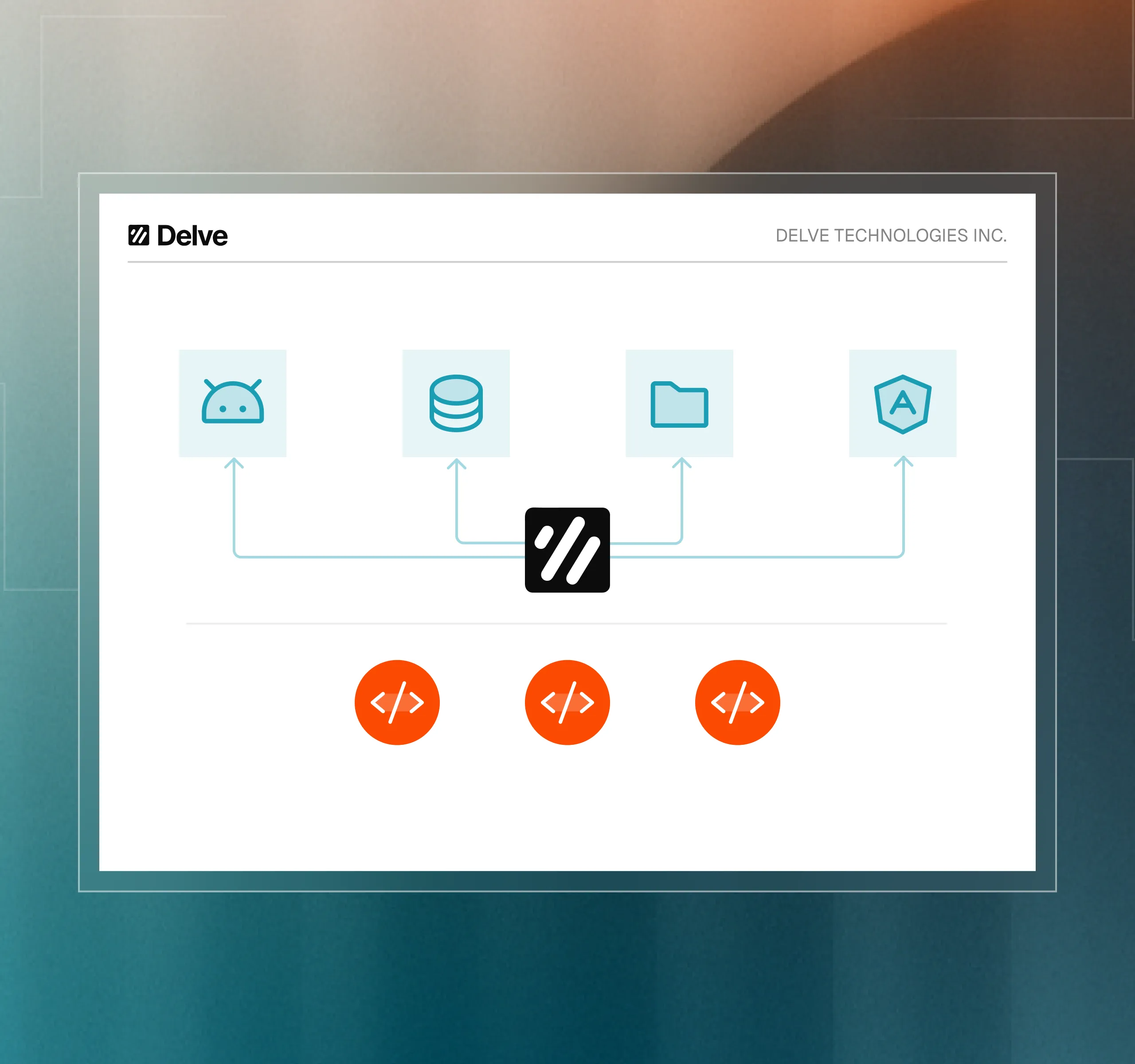 Delve brand asset featured on delve.co
