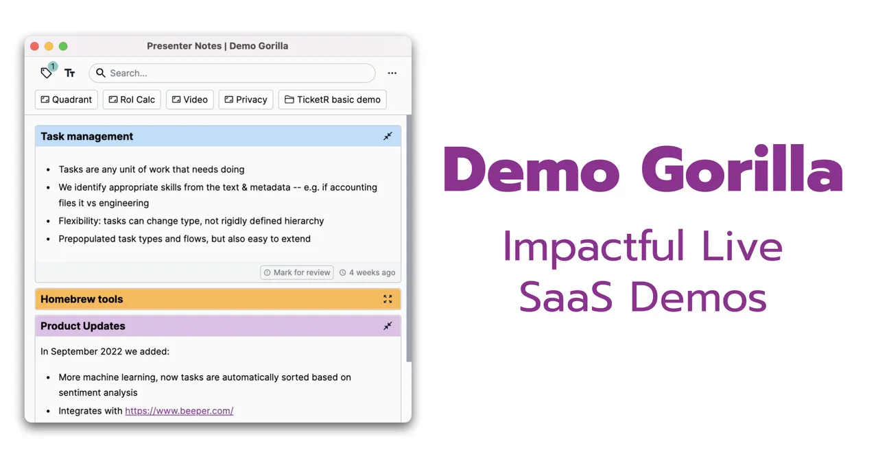 Demo Gorilla brand asset featured on demogorilla.com