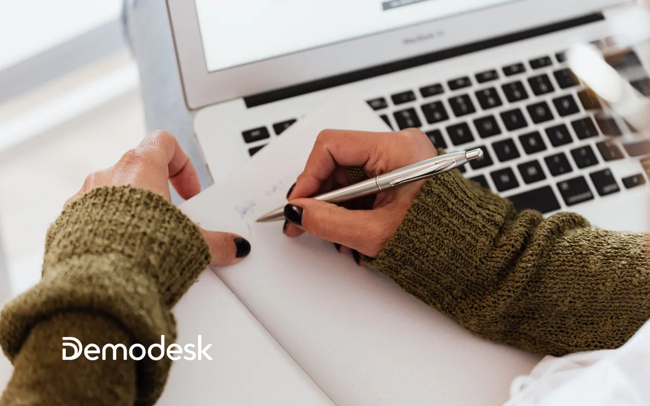 Demodesk brand asset featured on demodesk.com