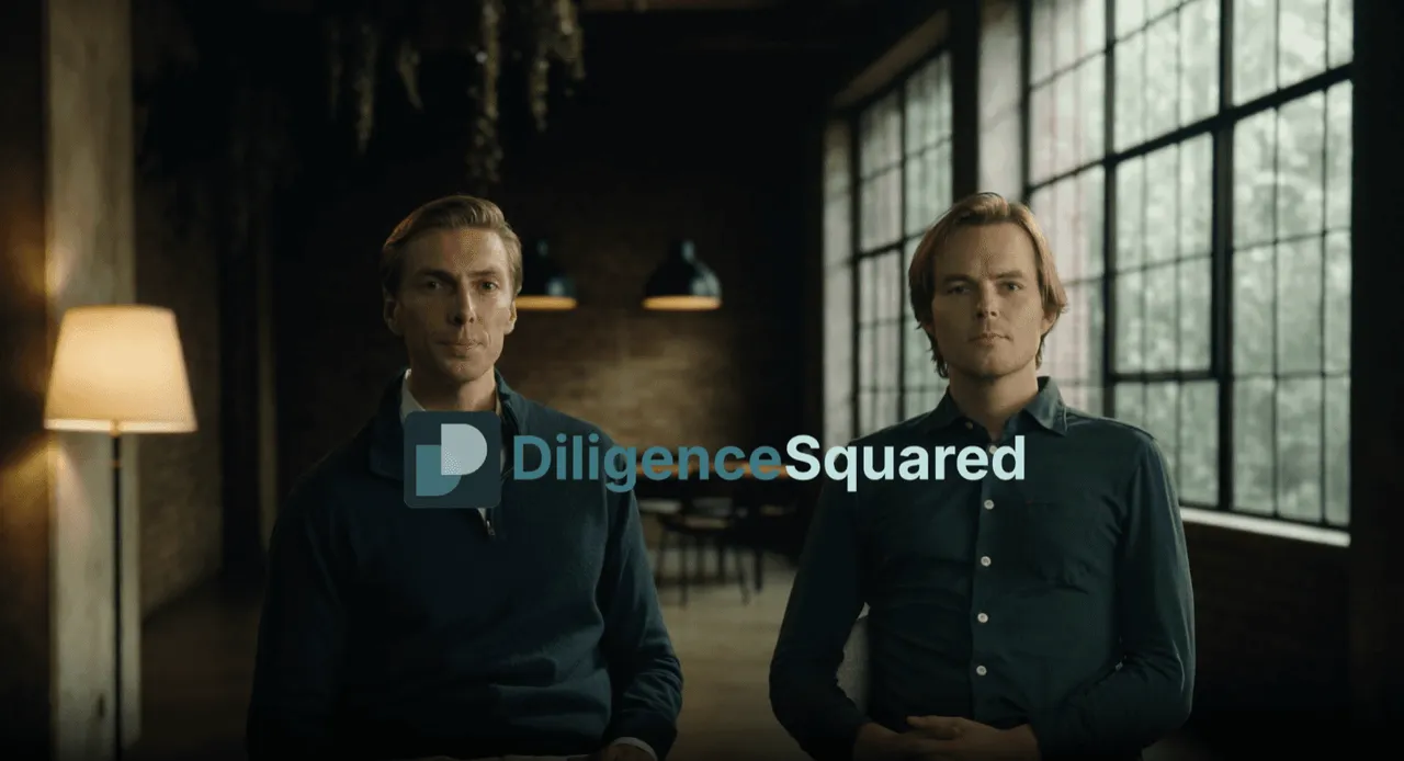 DiligenceSquared brand asset featured on diligencesquared.com
