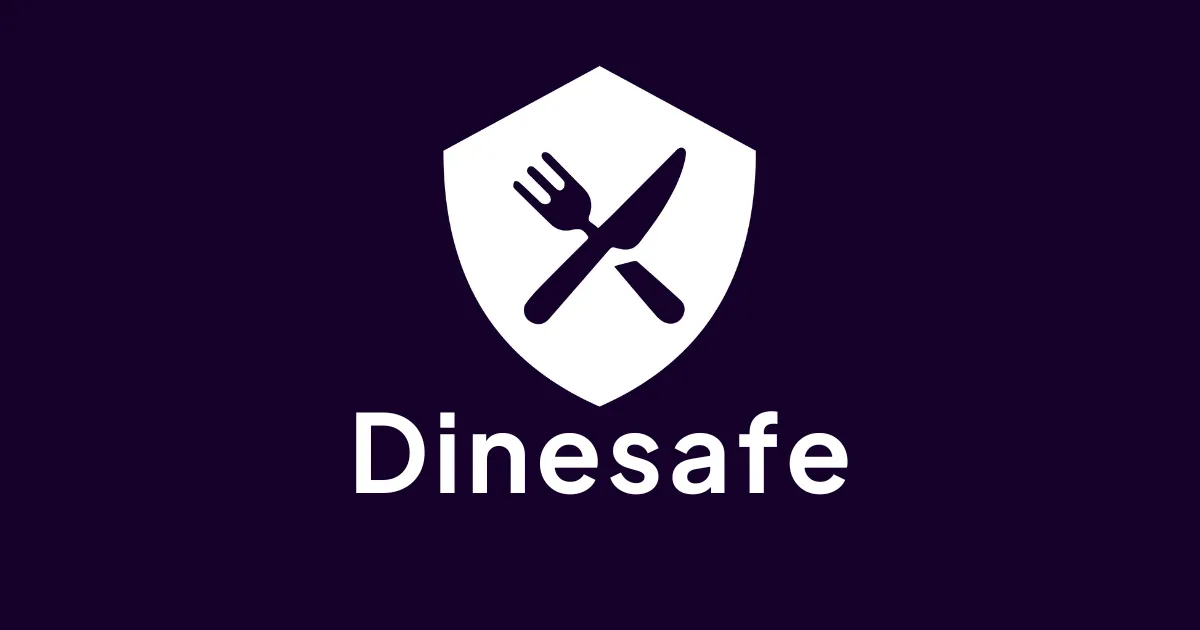 Dinesafe brand asset featured on dinesafe.org