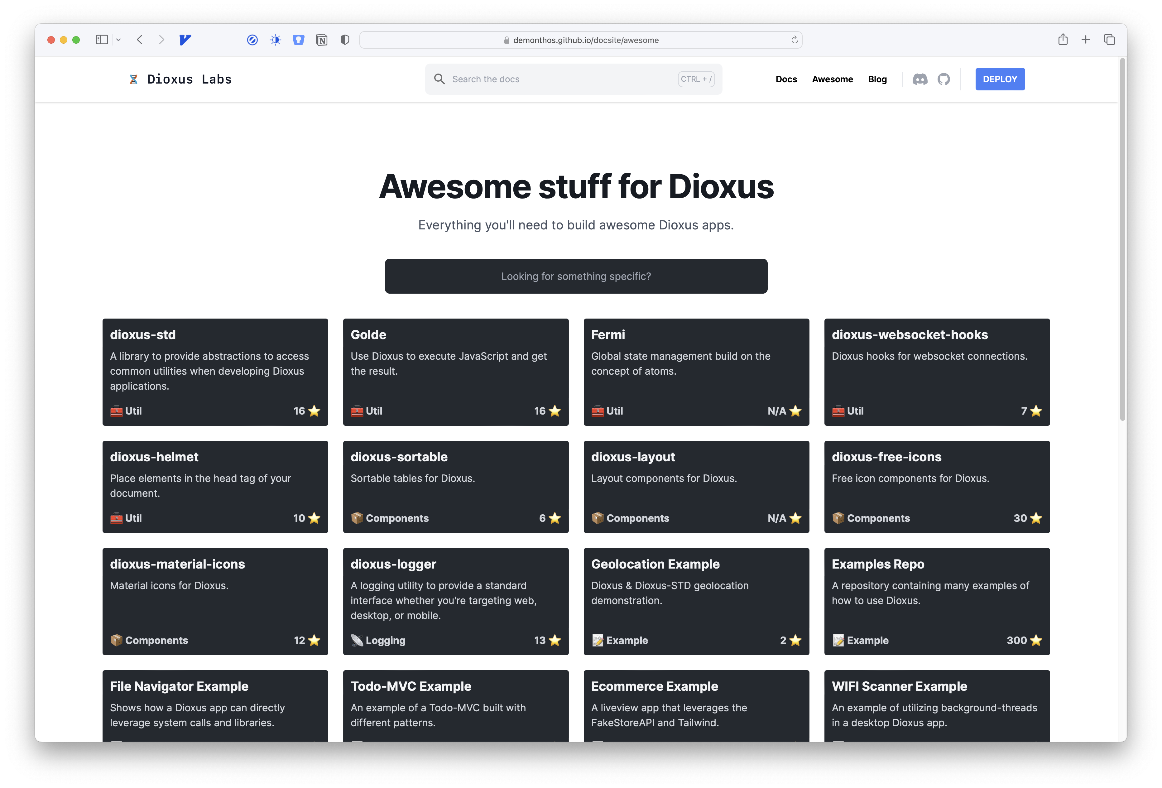 Dioxus Labs brand asset featured on dioxuslabs.com